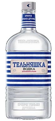 Водка ТЕЛЬНЯШКА 40% 0,5л