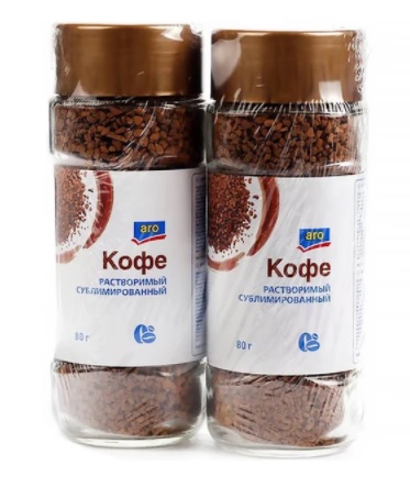Кофе растворимый ARO 80 г