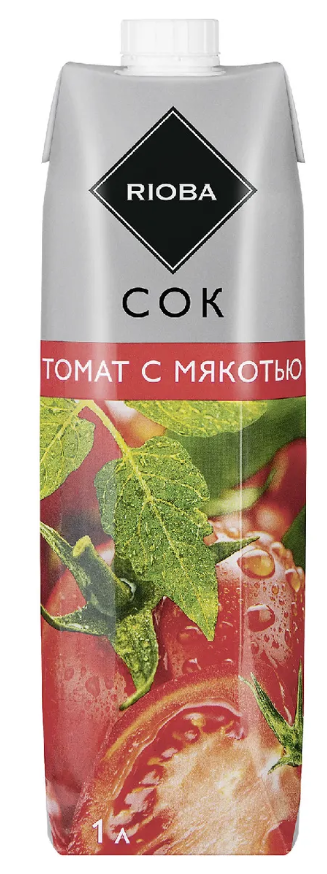RIOBA Сок томатный с солью 1 л