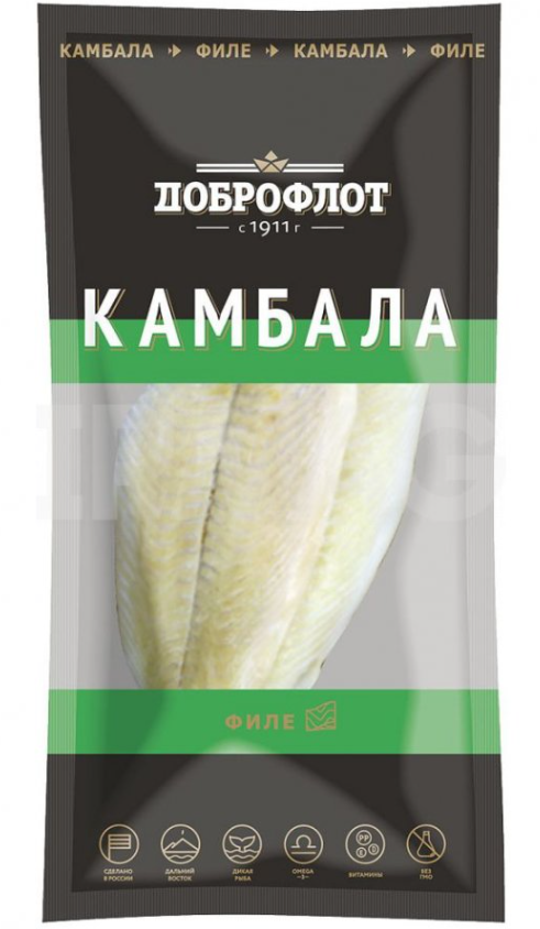 Камбала Филе Доброфлот 400г