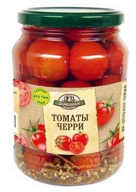 Томаты черри ДОМАШНИЕ ЗАГОТОВКИ маринованные 680 г