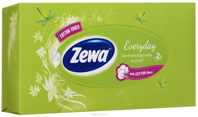 Платочки бумажные ZEWA Everyday 100 шт