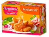 Наггетсы МИРАТОРГ куриные с ветчиной 300 г