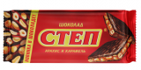 Шоколад СЛАВЯНКА Степ молочный арахис и карамель 90 г