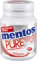 Жевательная резинка MENTOS Pure white клубника без сахара 54 г