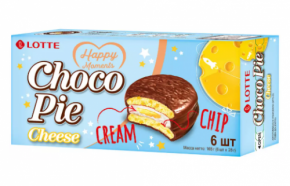 Печенье LOTTE Choco-Pie со вкусом сыра 168 г