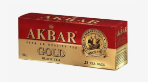 Чай черный байховый Акбар Голд 25*2г
