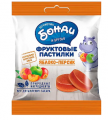 Пастилки БЕГЕМОТИК БОНДИ фруктовые яблоко-персик 30 г