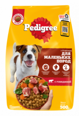 СУХОЙ КОРМ PEDIGREE Д/МАЛ ПОРОД CОБАК ГОВЯДИНА 500Г
