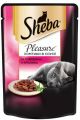 SHEBA Pleasure ломтики из говядины и кролика 75 г