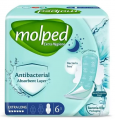 Прокладки гигиенические MOLPED Antibac Extra Long антибактериальные 6 шт