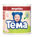 Пюре ТЕМА индейка 6+мес бан.90г