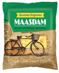 Сыр ЗОЛОТО ЕВРОПЫ Маасдам 180 г 45%