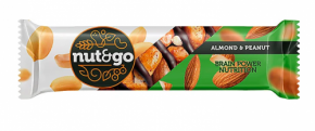 Батончик NUT&GO Almond & peanut миндально-арахисовый 36 г