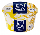 Йогурт EPICA банан-злаки 130 г 4,9%