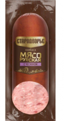 Колбаса СТАРОДВОРЬЕ Мясорубская с чесноком варено-копченая 300 г
