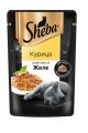 SHEBA ломтики в желе с курицей 75 г
