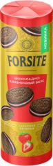Печенье FORSITE сахарное сэндвич с шоколадно-клубничным вкусом 220 г