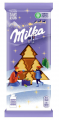 ШОКОЛАД МОЛОЧНЫЙ/БЕЛЫЙ MILKA ЕЛКА 73Г