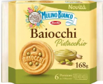 Печенье MULINO BIANCO Baiocchi  песочное с фисташковой начинкой 168 г