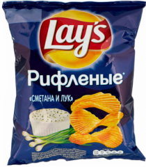 Чипсы LAYS Сметана и лук 140 г