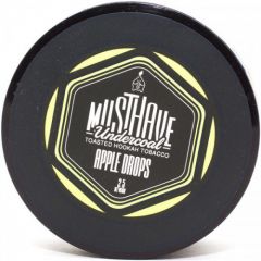 Табак для кальяна «Must Have Undercoal» Apple Drops (с ароматом яблочных конфет), банка 25 гр