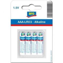 Батарейка ARO ALKALINE AAA щелочная 4 шт.