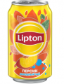 Холодный чай LIPTON чёрный персик 0.25 л