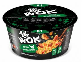 Лапша BIG BON Wok курица в соусе терияки 85 г