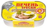 Печень трески ВКУСНЫЕ КОНСЕРВЫ Натуральная 120 г