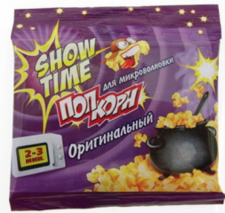Попкорн SHOW TIME Оригинальный для микроволновой печи 92 г