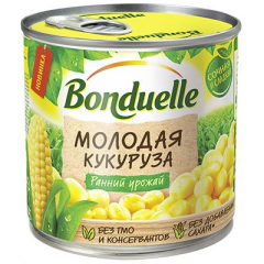 Кукуруза BONDUELLE молодая 425мл