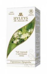 Чай черный HYLEYS Гармония Природы Суприм с цветками липы 25x1.5г