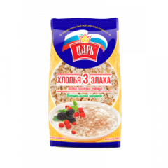Хлопья ЦАРЬ 3 злака 400 г