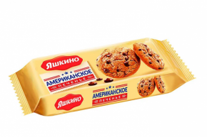 Печенье ЯШКИНО Американское с шоколадными каплями 200 г
