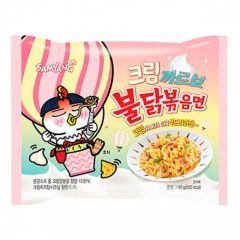 Лапша SAMYANG Hot chiken karbonara ramen со вкусом острой курицы бульдак с крем-карбонарой 130 г