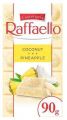 Шоколад RAFFAELLO белый с ананасом кокосом и миндалем 90 г