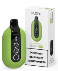 Электронная сигарета PLONQ Ultra 12000 Зеленое Яблоко