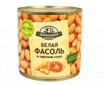 Фасоль ДОМАШНИЕ ЗАГОТОВКИ белая в томатном соусе 400 г
