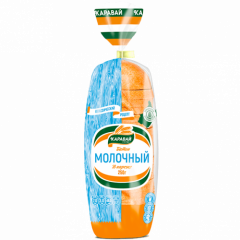 Батон КАРАВАЙ Молочный нарезка 250 г