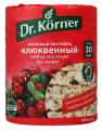 Хлебцы DR. KORNER Злаковый коктейль клюквенный 100 г