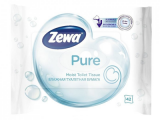 Бумага туалетная влажная ZEWA Pure уп.42