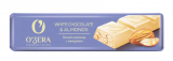 Шоколад OZERA White & Almonds белый с миндалем 45 г