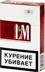 Сигареты с фильтром L&M RED LABEL