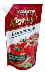Кетчуп КУХМАСТЕР Томатный 500 г