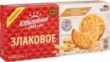 Печенье ЮБИЛЕЙНОЕ с цельнозерновыми злаками 117 г