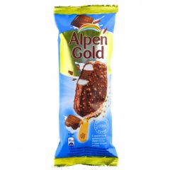 Мороженое ALPEN GOLD с какао в молочном шоколаде с хрустящим рисом 58 г