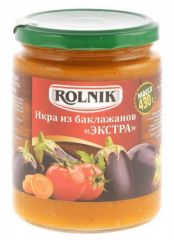 Икра из баклажанов Экстра 430 гр ТМ Рольник