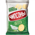 Чипсы картофельные Чипсоны сметана и лук 40г