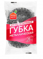 Губка DOM HIT для посуды металлическая спираль 1 шт